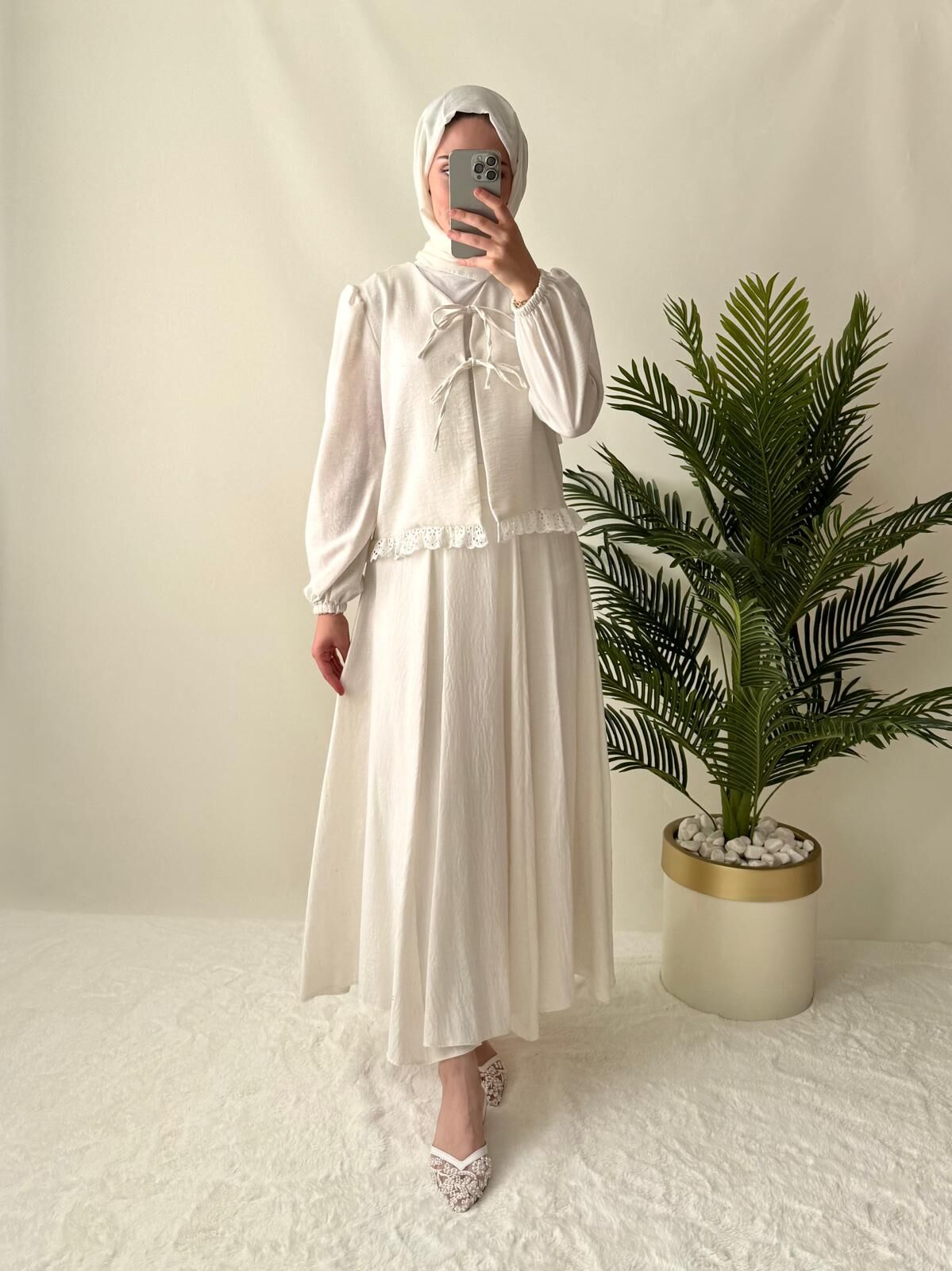 BAĞLAMALI FİSTO ETEKLİ TAKIM